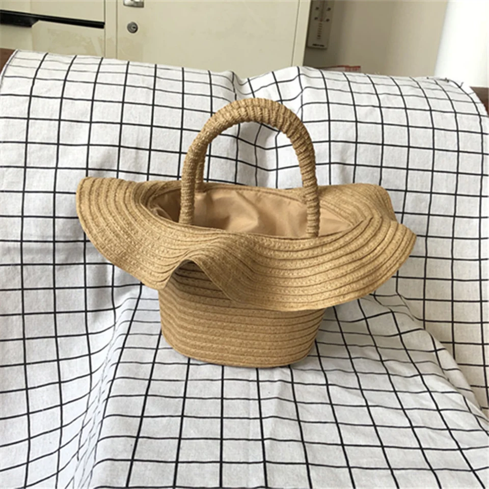 small-basket-shape-straw-bags-for-women-2021-handmade-summer-fashion-wave-frills-bohemia-knitting-rattan-beach-girls-handbag