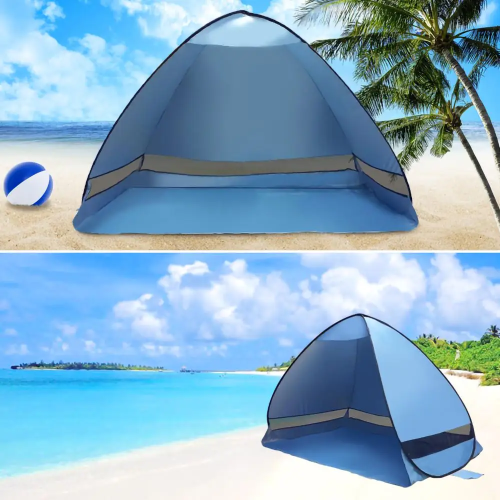 

Beach Tent bomb Up Automatic Open Tent Family Ultralight Folding Tent Tourist Fish Camping Anti-UV Fully Sun Shade