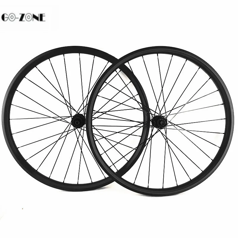 29er mtb велосипед карбоновое колесо Асимметричная AM 30x35 мм бескамерная с novatec D791SB D792SB Центральный замок 100x15 142x12 диск mtb Колесная