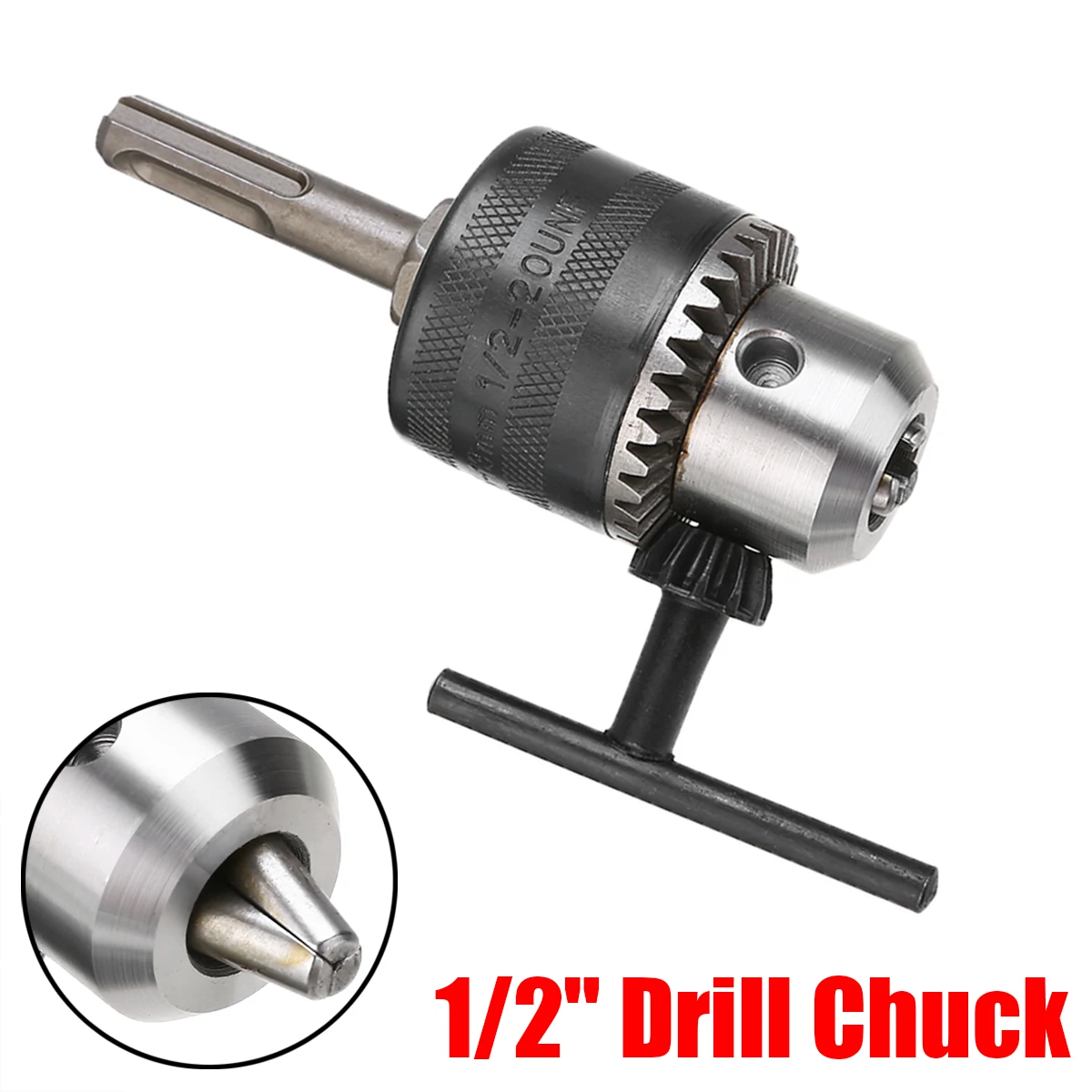 

1.5-13MM Drill Chuck Key Drilling Adapter Converter 1/2" 20UNF Drill Chuck SDS Plus Adaptor Hardware Tool Accessories
