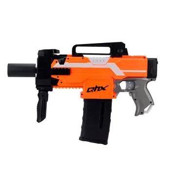 

Automatic Electric Soft Bullet Toy Gun Launcher Gun Weapon Outdoor Game Armas Orange Plastic Machine Gun