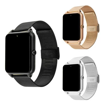 

Smart Watch GT08 Z60 Metal Clock Bluetooth Smartwatch Fitness Bracelet Support SIM Card Wristwatch For Android Phone PK DZ09