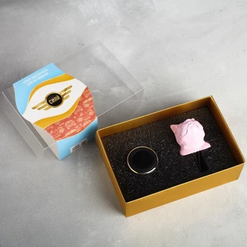 

Set of accessories for the car "Shine", magnetic holder and figure in the deflector