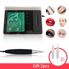 Перманентный макияж машина dermographe maquillage татуировки иглы ручка татуировки комплект татуировки пистолет Liberty цифровая тату машина набор