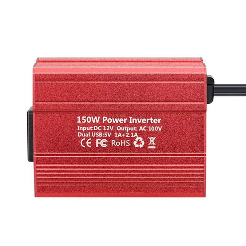 150W 3.1A автомобильный инвертор питания DC 12V в AC 110 V/220 V двойной USB конвертеры адаптеры
