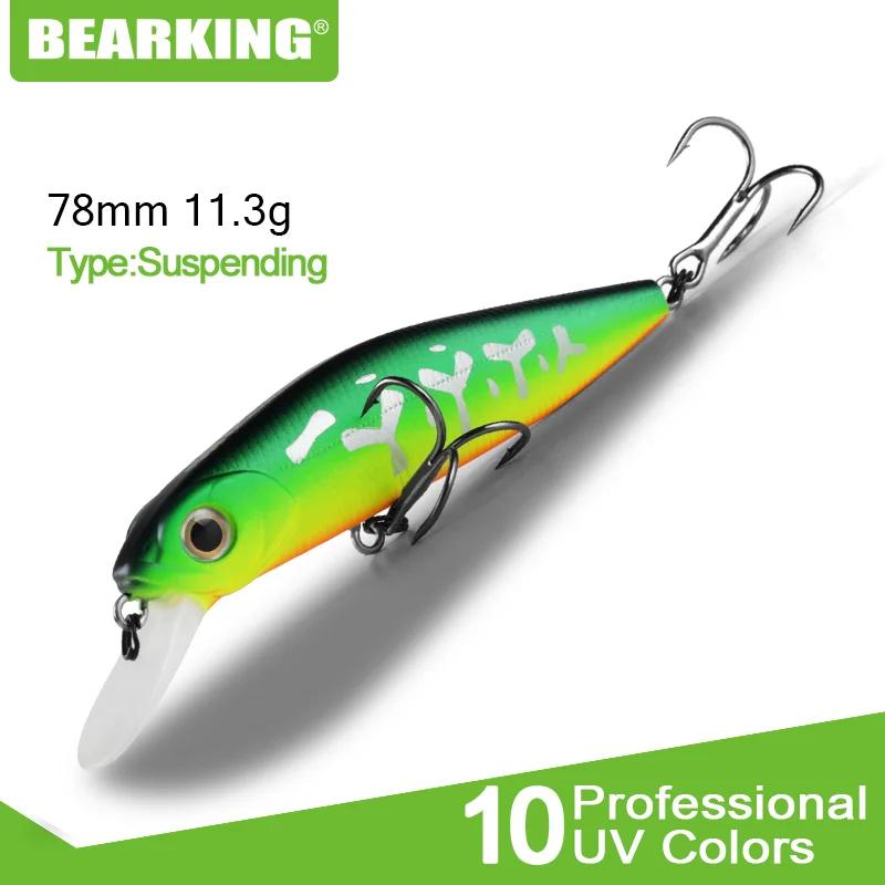

BEARKING 7.8cm 11g Lure Wobblers Crankbaits Hard Lure Pike Artificial Bait Fishing Tackle Bass Trout Fishing Lures