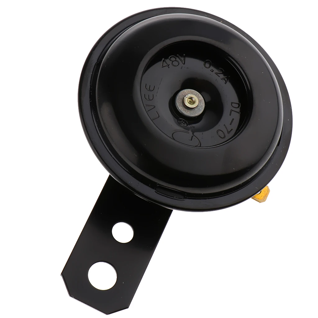 105db 1.5A 12VMetal Электрический Громкий Рог раструб громкоговорителя черный для большинства мотоциклов