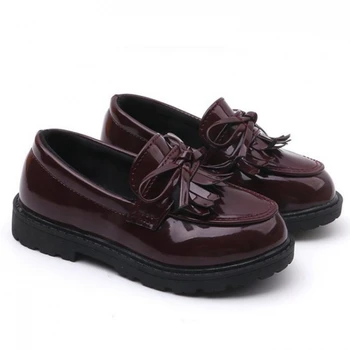 

Fashion Children Casual Shoes Girls Shoes British Wind Tassel Princess Preppy Style Dance Children's Day Performance