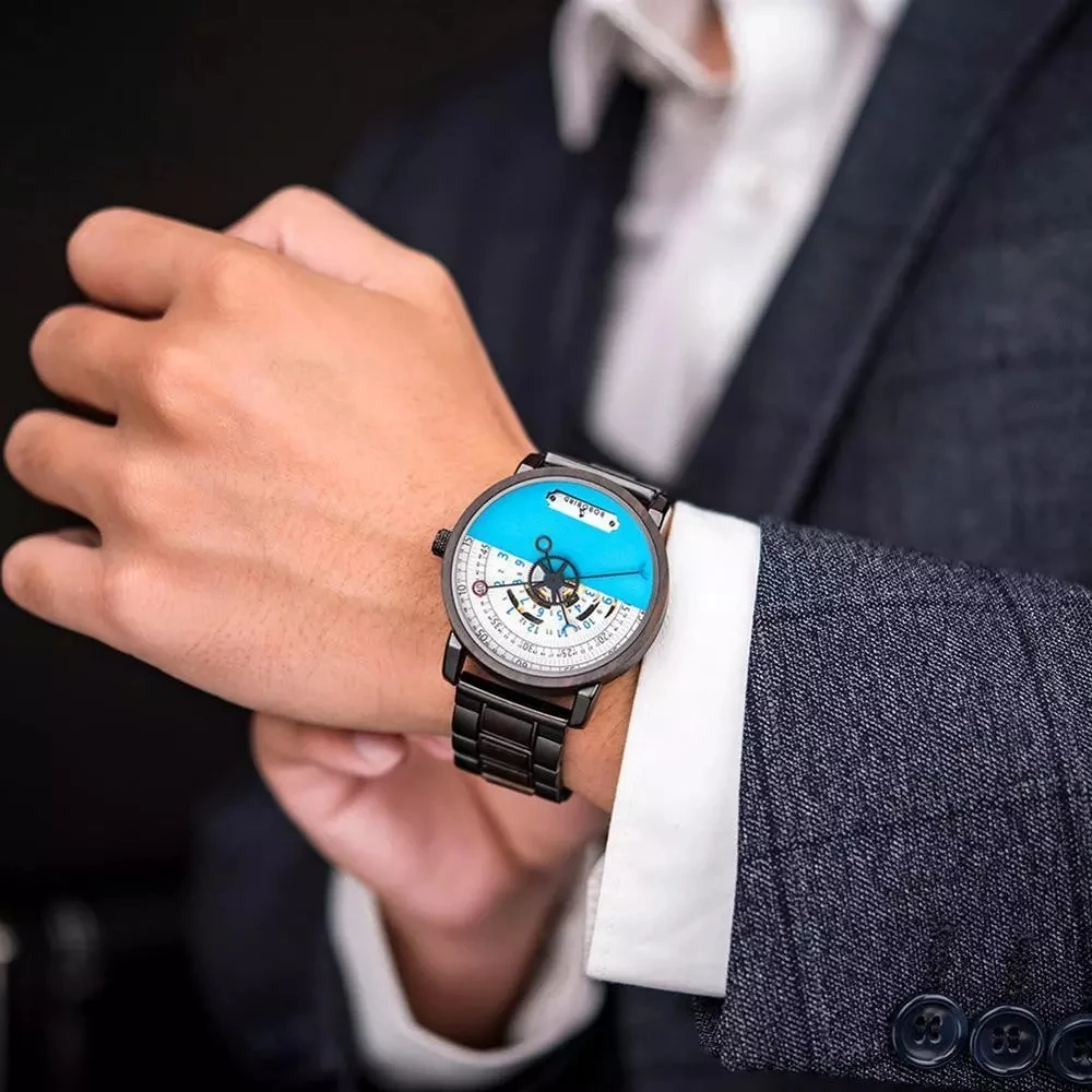 BOBO BIRD-reloj mecánico automático para hombre, nuevo accesorio de pulsera de madera con Logo personalizado, creativo, con caja de regalo, 2021 - Imagen 3