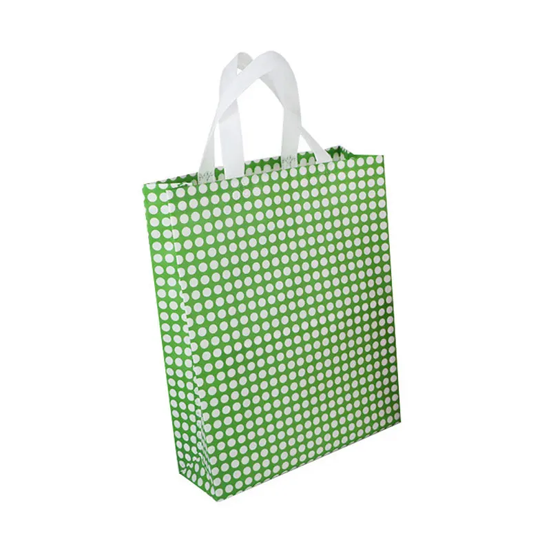Хозяйственная сумка Экологичная Женская Подарочная Складная многоразовая сумка-тоут портативная дорожная сумка через плечо Водонепроницаемая тканевая Нетканая сумка - Цвет: Зеленый