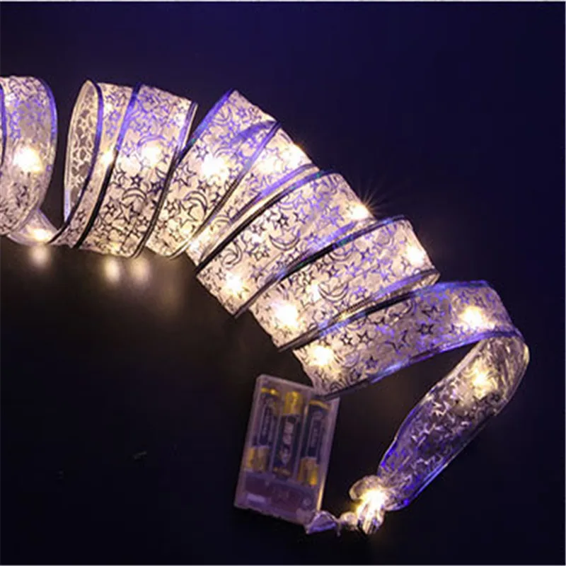Рождественские украшения для дома, 4 м, 40LED, светильник в виде звезды и Луны, гирлянда, новогодние подарки, Adornos De Navidad Natal, украшение для рождественской елки