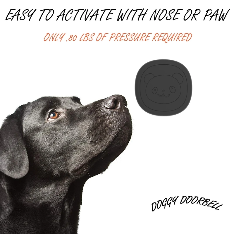 Pet Dog Doorbells Wireless Door Bell House-Training Multifunction Sensor Motion (Receiver & Transmitters) Training Tool US Plug-1