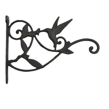 

Hanging Plant Hook bird Cast Iron Decorative Flower Basket Wall Hanging Hooks Bracket Hanger for Indoor Outdoor
