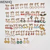 WENHQ Cute Cartoon Clip on Earrings No Pierced for Girls Kids Birthday Party Fashion Flower Cuff Earrings Korea Style Ear Clip 1