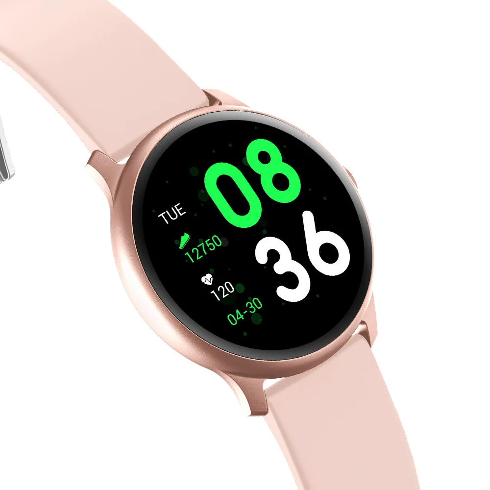 Qi Fertile Kw19 round Screen Smart Watch Bracelet Heart Rate Meter Step Blood Pressure Oxygen Sleeping Monitoring
