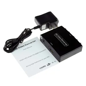 

5V 1A Video Audio L/R Analog To HDTV HDMI Display Converter Durable Converters