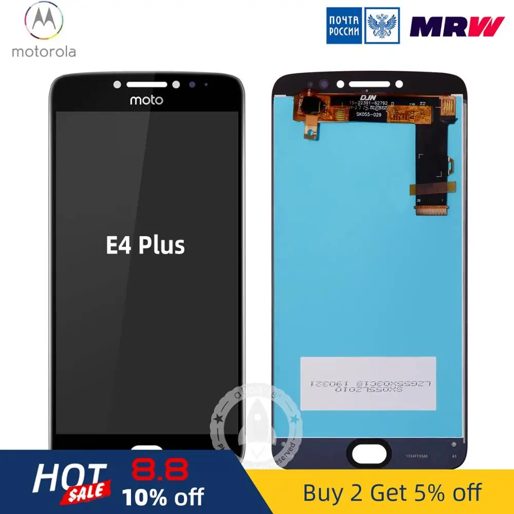 

Original Display For Motorola E4 Plus Display LCD touch screen Digitizer Sensor Glass Assembly For MOTO E4 Plus LCD Display