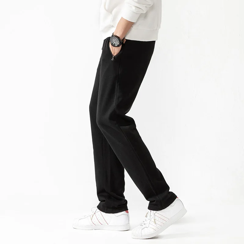 

2019 Autumn And Winter New Style Athletic Pants Two-color M-4xl T663