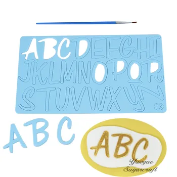 

Acrylic Capital cake cookie biscuit stamp/seal cake decorating tools cake mold baking tools