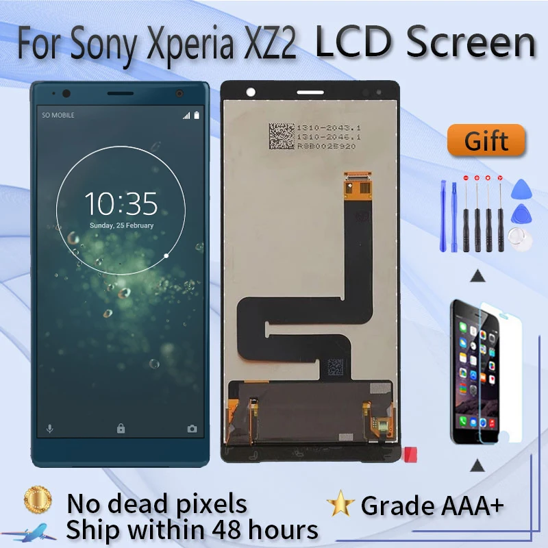 ЖК-дисплей для Sony Xperia XZ2 сменный сенсорный экран H8266 H8216 H8296 H8276 702SO черный |
