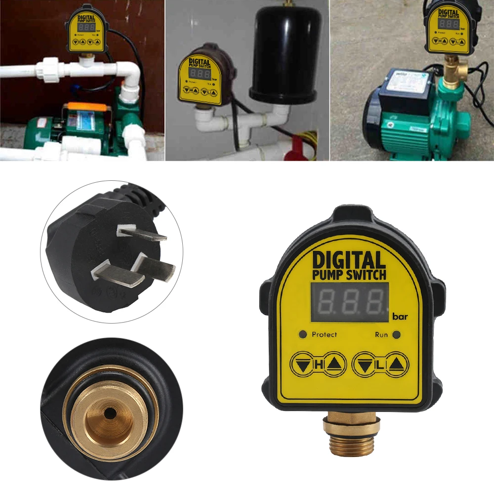 

MD - SW Digital Automatic Air Pump Control Switch Water Oil Pressure Controller