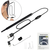 3 в 1 Профессиональный эндоскоп для наблюдения за ушным каналом, стоматологический эндоскоп для самостоятельного тестирования канализационных стоков, контрольные инструменты HD 720P USB бороскоп