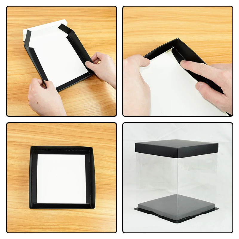 20/28cm Transparent PVC Gift Box for Rose Bear & Cake, Clear Plastic Display Case w... - SKU TPGB1623 - UGI Packaging