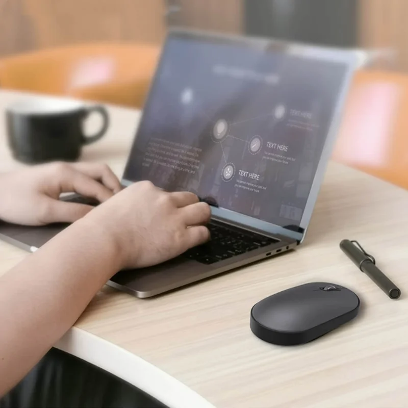 Xiaomi mi Miiiw Бесшумная мышь Air Bluetooth Двухрежимная портативная с подключением