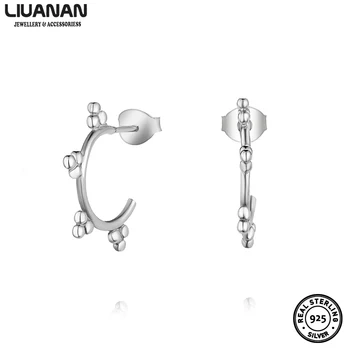 

Luxury Style 925 Silver Stud Earrings 100% Real 925 Sterling Silver Earrings Gift for Women Girl Fine Jewelry Gift 925 Silver
