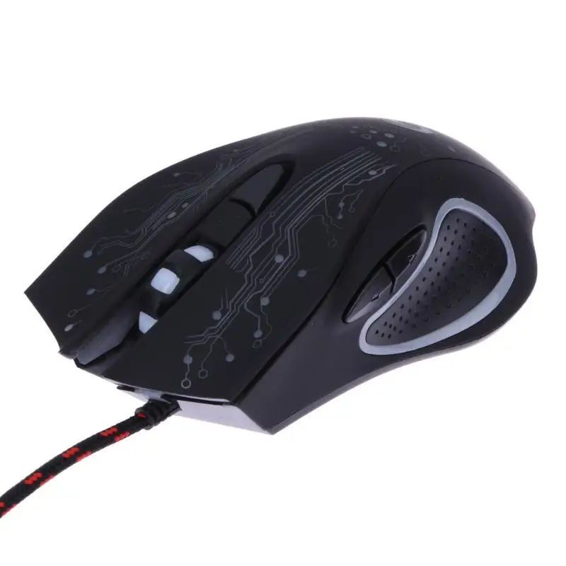 3200 dpi светодиодный Оптический 6D USB Проводная игровая мышь Pro Gamer мышь для ПК