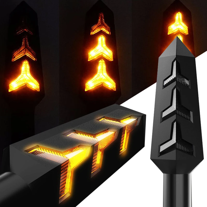 Motorcycle Turn Signal Lights LED Moto Flashing Lightings For YAMAHA MAJESTY 400 DT 125 XT660 R6 2005 VIRAGO 535 NMAX 155 |