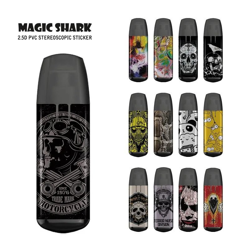 Чехол-накладка Magic Shark ультратонкий с рисунком черепа Джокера для JUSTFOG MINIFIT |