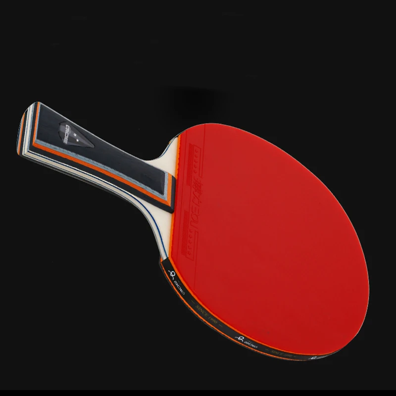 

One piece Professional 7-Layers Table Tennis Bat Blade Rackets Long Short Handle Pimples In Ping Pong Training Paddle Beginner