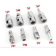 C type Pneumatic fitting Quick connector High pressure coupling PF+SF40 PP+SP40 PM+SM40 PH+SH40 work on Air compressor