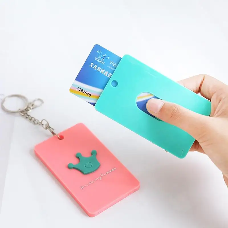 

1Pc Cute Cartoon Panada Bank Bus Card Holder Hanging Neck Card Cover Access Card Bank Card Protection Bag Protection Kids Gift