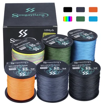 

Sougayilang 300M 500M 1000M 6 Colors Strong PE Fishing Line 8+X Strands Braided Fishing Line Multifilament Durable Fishing Line