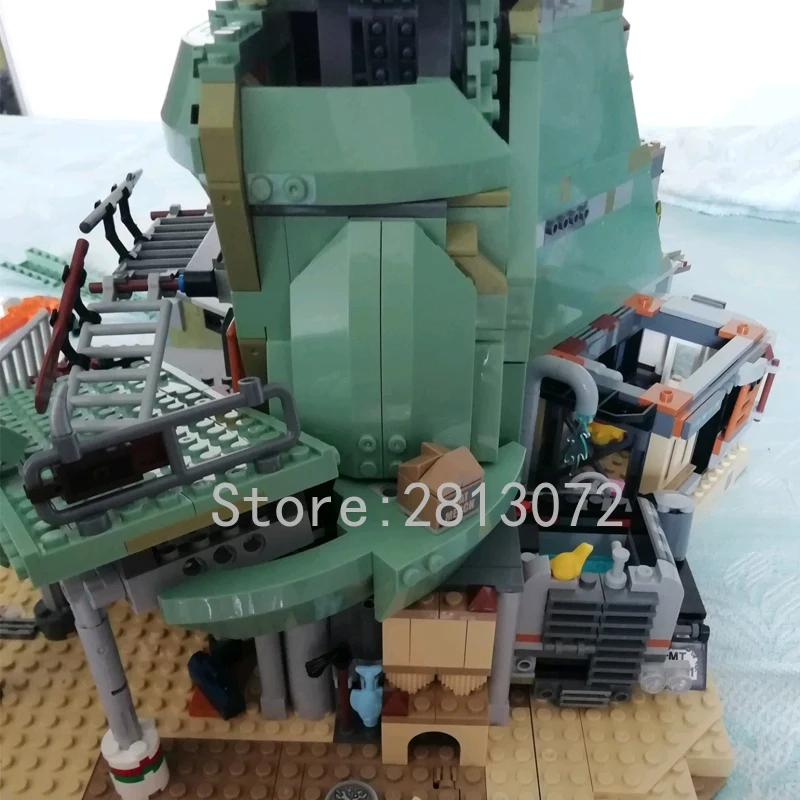 45014 Добро пожаловать в apocalypseberg, 3560 шт., модель Creator Movie 2, строительные блоки, совместимые с 70840, детские развивающие игрушки