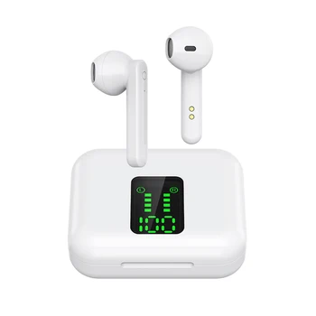 

TWS Hifi Stereo Bluetooth Headset Wireless Earphone LED Display Bluetooth 5.0 Sport Headset Bass with Charging Case And HD Mic