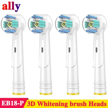 

4X toothbrush heads For Braun Oral B Vitality Triumph D100 D12 D16 3D Whitening Replacement Electric Toothbrush Heads
