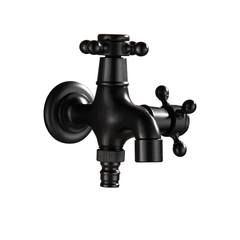 Bathroom faucet water tap faucet garden bibcocks washing machine faucet black oil rubbed bronze