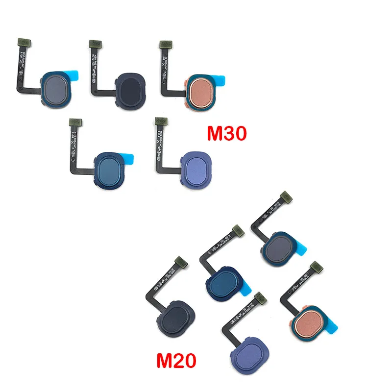 Для samsung M30 M305F M20 M205F сканер отпечатков пальцев Сенсорный ID подключения материнской платы Главная кнопка гибкий кабель