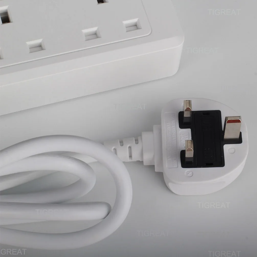 Wifi умная силовая Лента USB розетка Защита от перенапряжения мульти вилка ЕС удлинитель дистанционное управление таймер адаптер Tuya Alexa Google