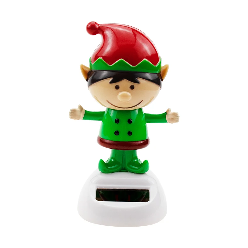 Дрожащие куклы на солнечной энергии, автомобильные аксессуары для салона автомобиля, украшение на приборную панель, рождественский подарок, подарок, Автомобильные украшения - Название цвета: Dwarf