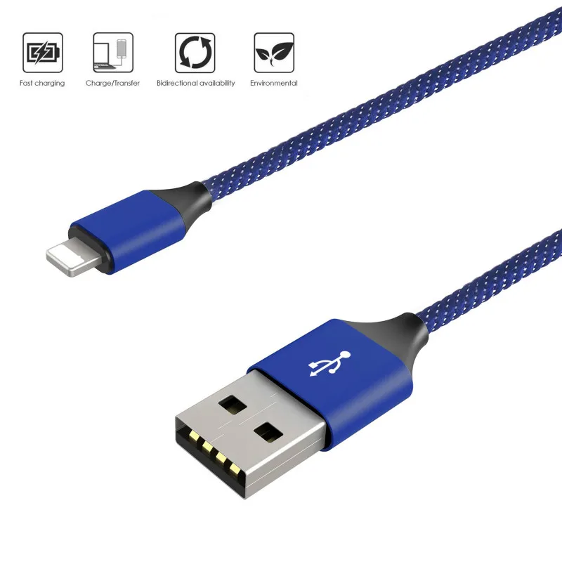 NOHON USB кабель для iPhone X XS XR XS MAS 7 7 6S 5S быстрое зарядное устройство для iPhone Lightning зарядный кабель длинный шнур для передачи данных для мобильного телефона