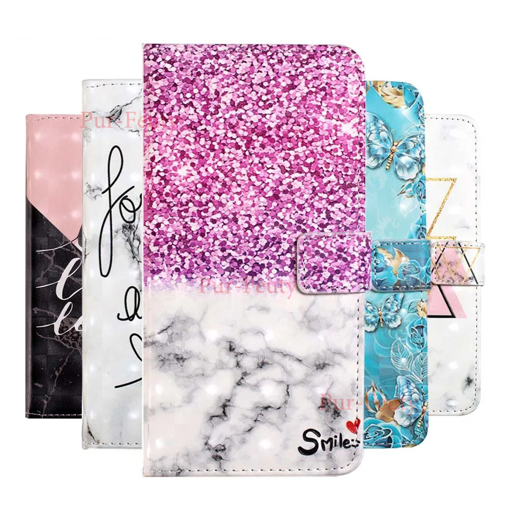 Case For Xiaomi Redmi 7A M1903C3EE Cute Flip 3D Leather Magnetic Wallet Card Stand Fashion Luxury Bling Phone Cover | Мобильные