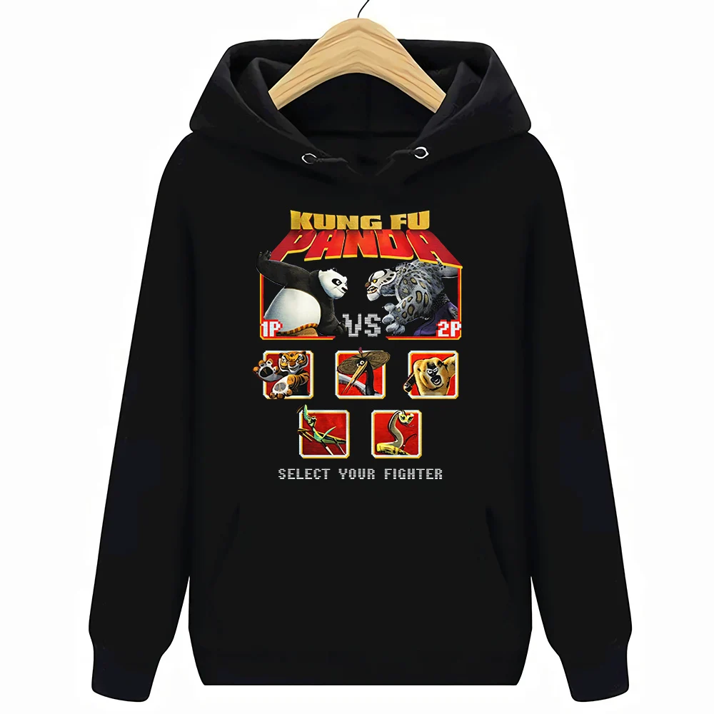 Kung Fu Panda Kids Movie Po V's Tai Lung/толстовки с бойцами S-3XL