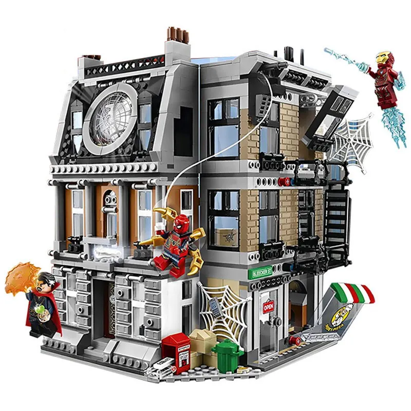 

10840 Marvel Avengers Infinity War Sanctum Sanctorum Showdown Iron Man Spidermans Building Block Toys Compatible Legoinglys