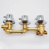 New Triple Handle Thermostatic Brass Shower Faucet Shower Room Auto Thermostatic Control Valve Mixer Tap  2/3/4/5 Way Diverter ► Photo 3/6