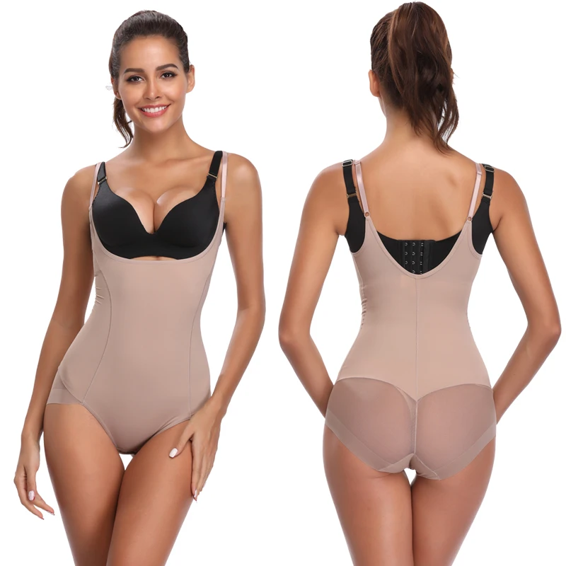 Beige Бесшовное нижнее белье, Корректирующее белье с контролем живота, Корректирующее белье для похудения, сексуальное нижнее белье, трусики, пояс - Color: Beige