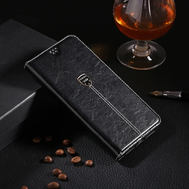 Кожаный чехол-книжка Etui для Sony Xperia XA1 Plus XA2 Ultra Experia L2 XZ Premium 2 XZ2 компактный Роскошный